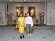 孫春蘭會(huì)長(zhǎng)在曼谷會(huì)見(jiàn)泰國(guó)公主詩(shī)琳通